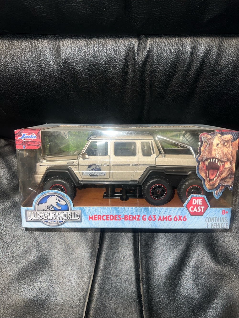 Jurassic Park Mercedes-Benz G 63 AMG 6x6 Die-Cast Toy - Silver